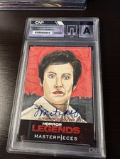 2025 Horror Legends Masterpieces Sketch Card 1/1 Auto Laurie Metcalf Shaow Siong