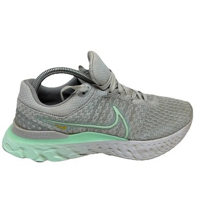Nike React Infinity Run Flyknit 3 WOMEN US 9 / EU 40.5 Pure Platinum Mint Foam