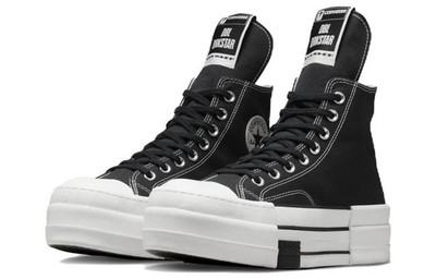 Size 8 - Rick Owens x Converse DRKSHDW DBL DRKSTAR Chuck 70 High
