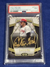 2022 Topps Tier One - Prime Performers Autographs Carlton Fisk  1/1