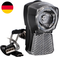 Fischer Fahrrad Led-Frontlicht 100 Lux Fernlicht