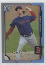 2015 Bowman Twitter Exclusive Blue Refractor 3/10 Henry Owens #BCP92 9tz