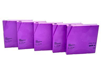 HPE 6.25TB LTO-6 Ultrium RW Data Cartridge Lot of 5