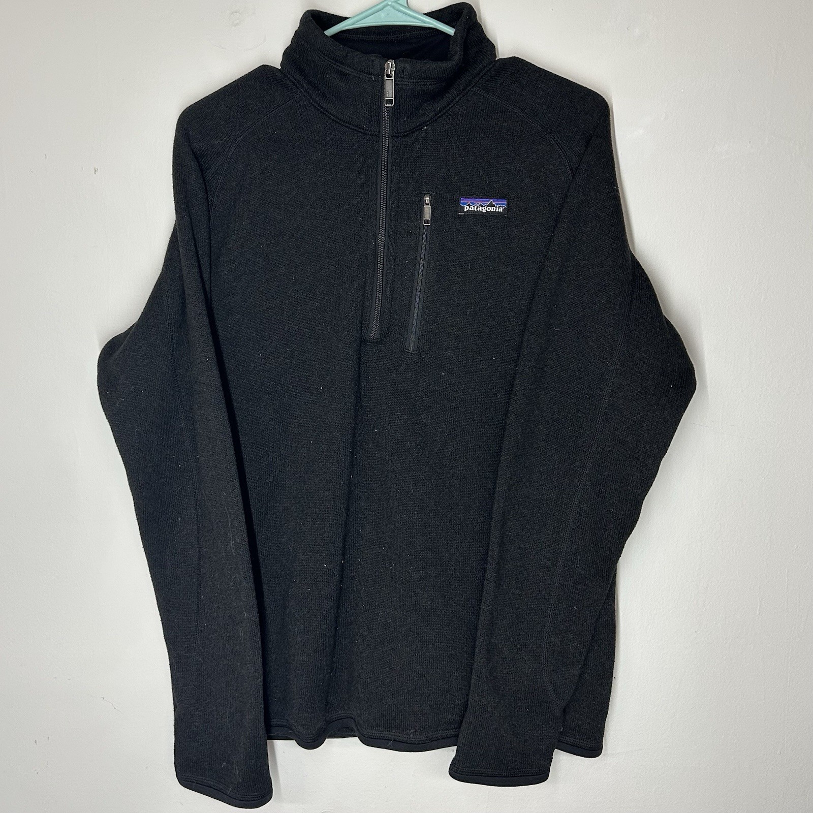 Patagonia 1/4 Zip Black Pullover Better Sweater Jacket Men’s M