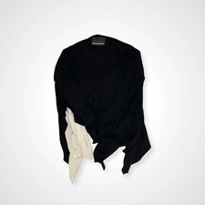 Collection Privee Cashmere Blend Big Knit Cardigan Black Size 38 Japan