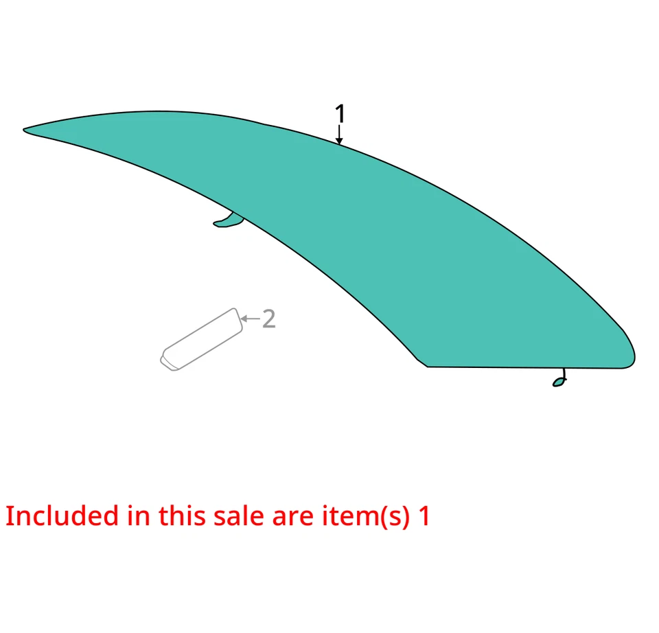 (LOCAL PICKUP ONLY) Back Glass Fits 12-18 BMW 320i 6840020 - Image 3 of 4
