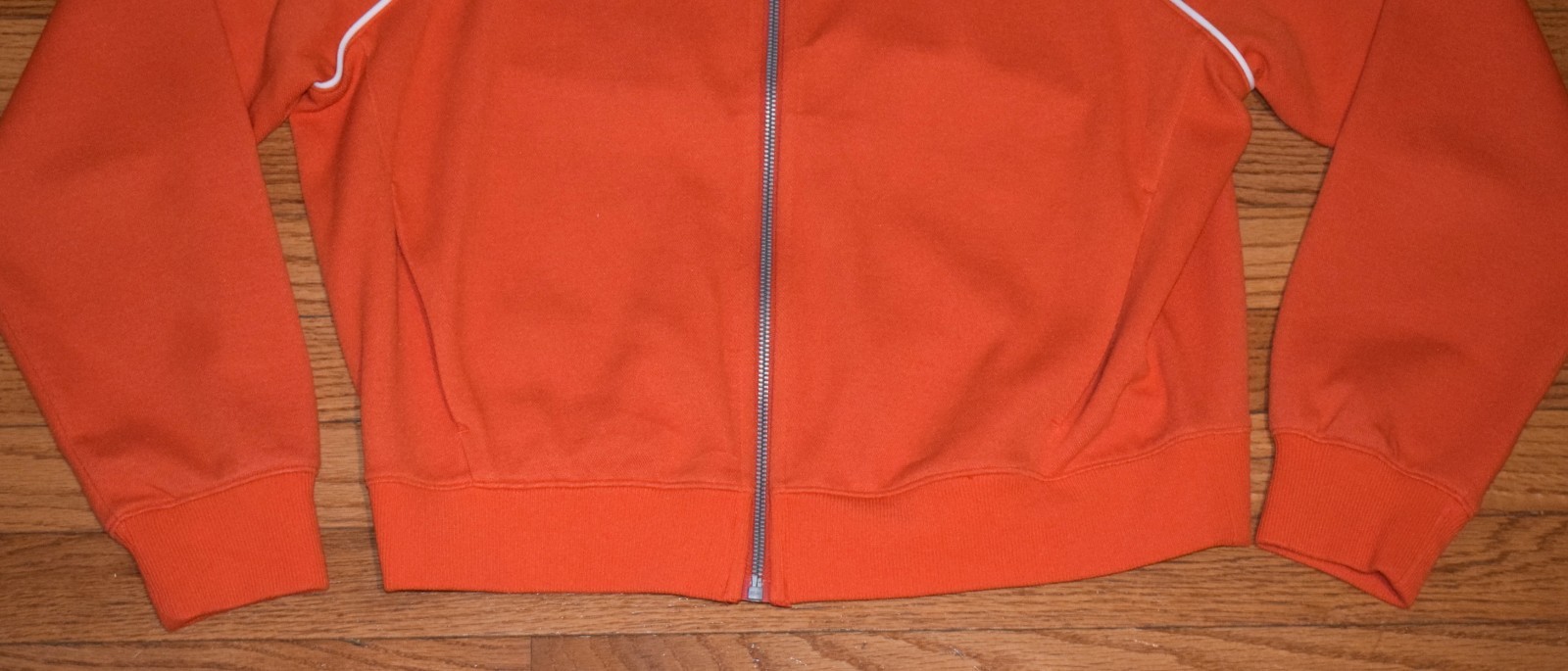 Spanx Jacket Track Jacket Orange Full Zip Women's… - image 5