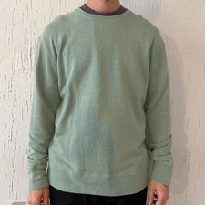 Jungmaven Men's Hemp/Cotton Sweater Medium Sage Green