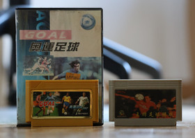TCL J-League Soccer, 6-in-1 Famicom Famiclone Dendy China Football cartridge NES
