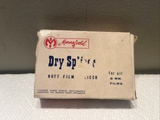 Vintage Mansfield Dry Splicer 8 mm Butt Film Splicer for all 8 mm Films With Box
