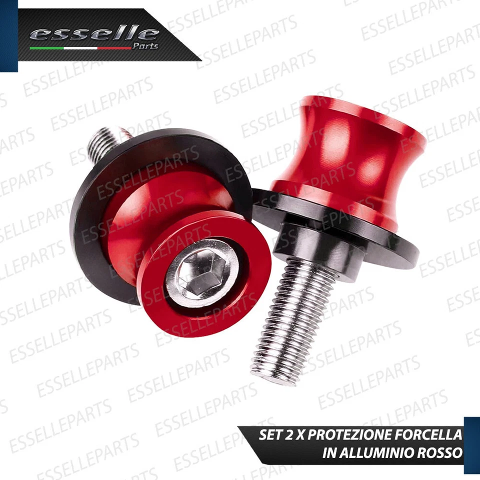 SET 2 NOTTOLINI PROTEZIONE FORCELLA ROSSO PER KAWASAKI Z900 2017-2018 - Immagine 3 di 4