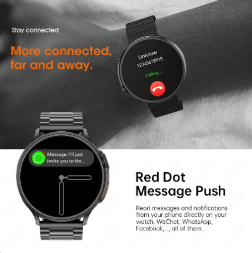 Montre connectée Bluetooth NDavid pour le sport de plein air et le running