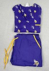 Minnesota Vikings Scrubs Adult Size Large Nfl Team Logo Scrub Top And Pants