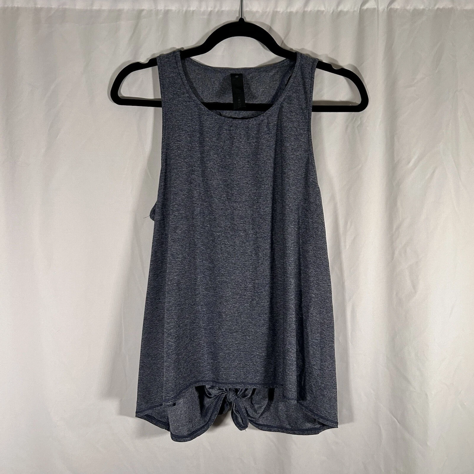 yogalicious tie back sleeveless lightweight tank-top