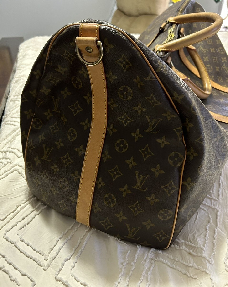Louis Vuitton Keepall 60 Monogram bandouliere CODE VI 1922-Luxury