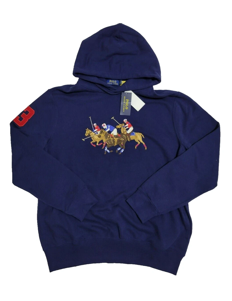 Ralph lauren blue best sale hoodie