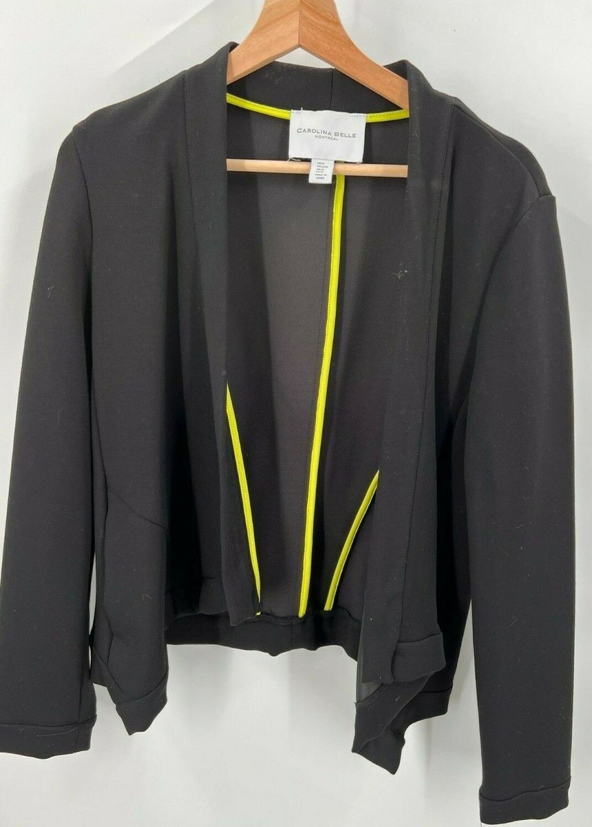 Carolina Belle Montreal Open Front Asymmetrical Blazer Career