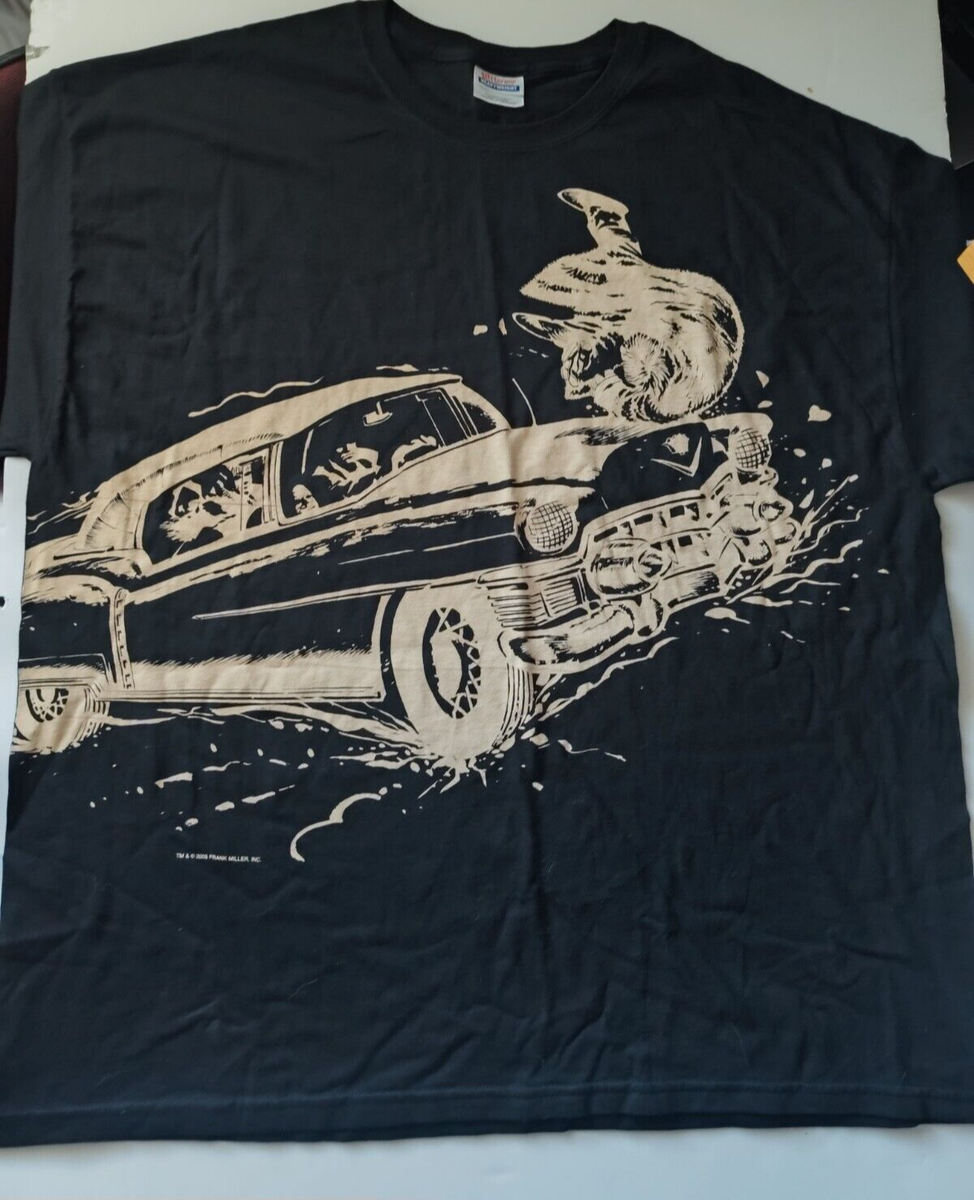 FRANK MILLER'S SIN CITY COMIC MOVIE GRAPHITTI DESIGNS SHIRT 2XL