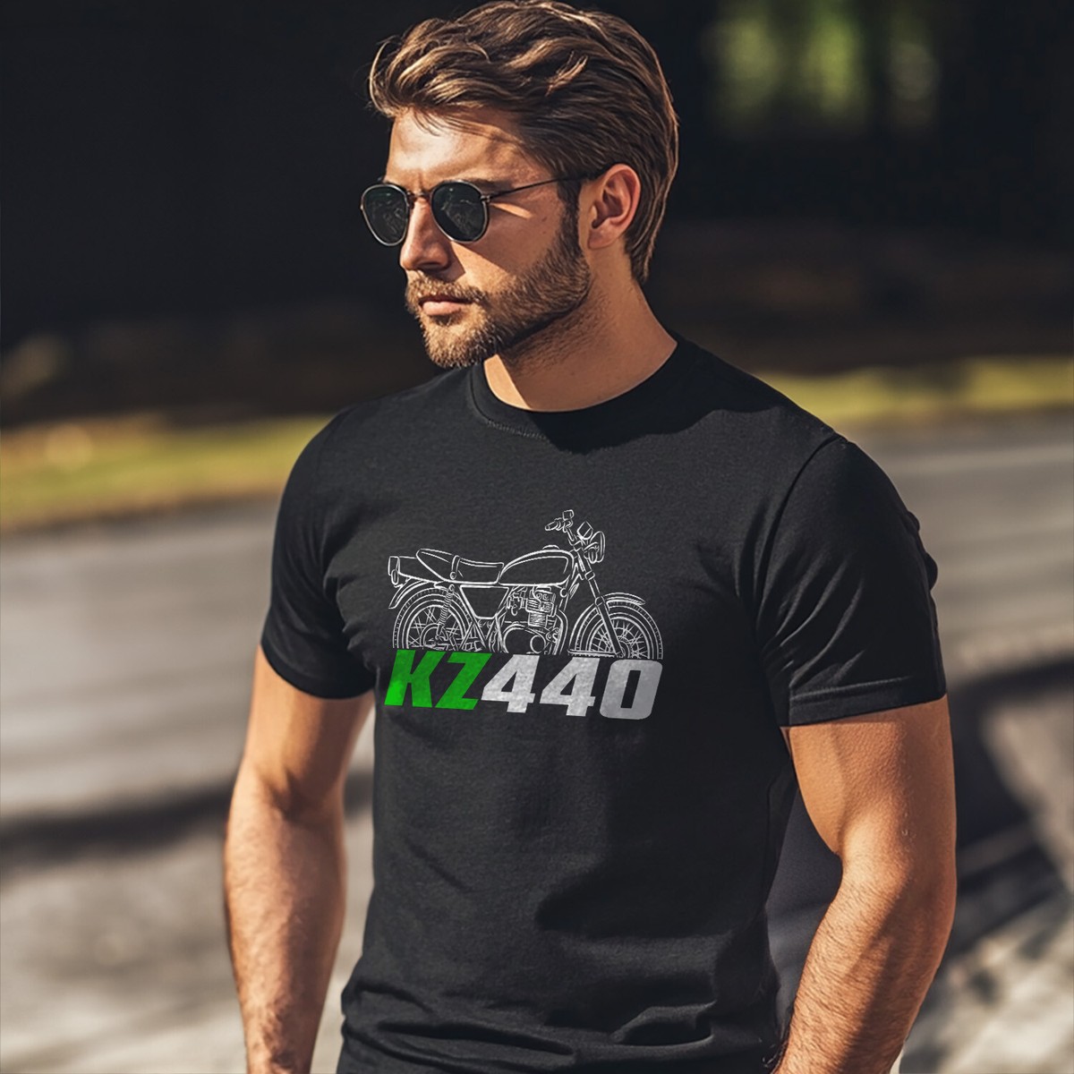 Kawasaki Z440C & KZ440C 1980-1981 - Motorcycle T-Shirt for Riders