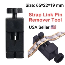 1*Watch Link Pin Remover Bracelet Adjuster Tool Watch Strap Metal Chain Pins Kit