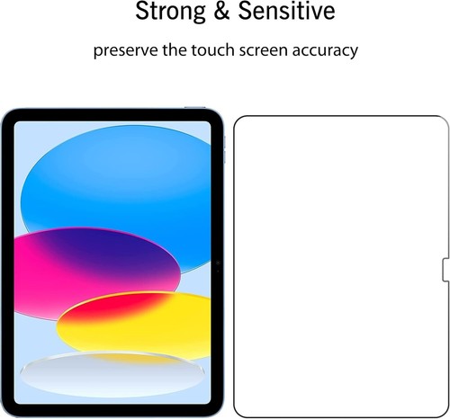 2-Pack Tempered Glass Screen Protector For iPad 10th Generation 10.9 inch 2022 - 第 5/6 張圖片