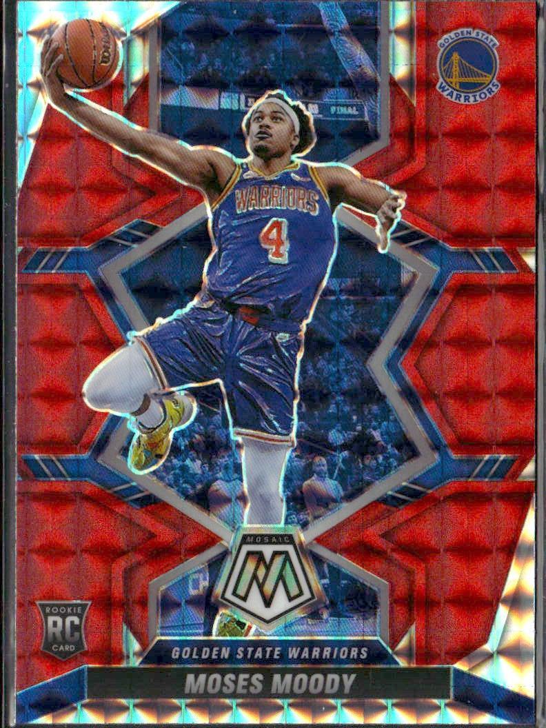 2021-22 Panini Mosaic Moses Moody Red #211