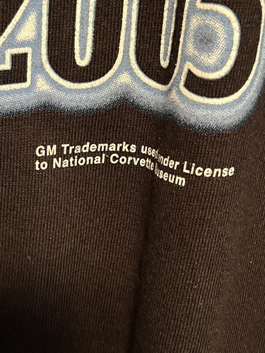 T-shirt vintage National Corvette Museum Kentucky Thunder Cars Heritage taglia 2XL - Foto 5 di 7
