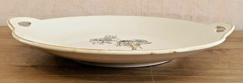 Plat Ancien KG Lunéville France Motif Vielle Voiture Enfant Personnage Homme - Imagen 8 de 12