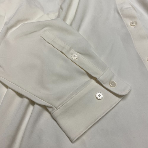 Ava & Viv Women's Ivory Long Sleeve Button Up Shirt Soft Plus Size 2X 20W/22W - Picture 2 of 5