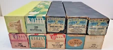 10 Vintage Aeolian, QRS & Vocal Style Player Piano Word Roll Mixed Oldies Lot #7