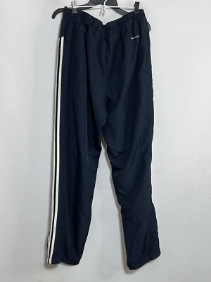 Adidas ClimaProof Clima 365 Navy Windbreaker Track Pants Ankle