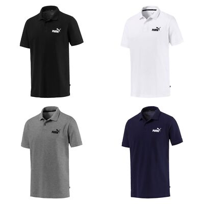 Puma Essential Men ESS Pique Polo Shirt Short Sleeve 851759 | eBay