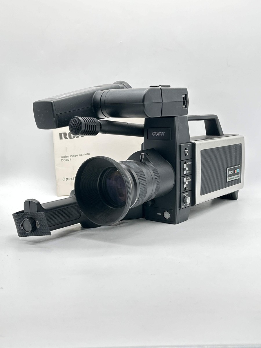 Vintage 1980 RCA CCO7 Color Video Camera - w/ Original Box