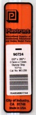 Plastruct PLS 90724 MS-208 Rectanger Strip, .020x.080" 10 pcs