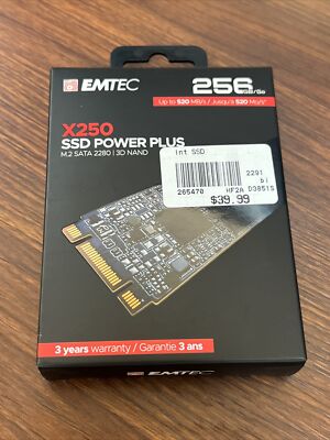 EMTEC X250 - 256 GB - M.2 - 520 MB/s ECSSD256GX250