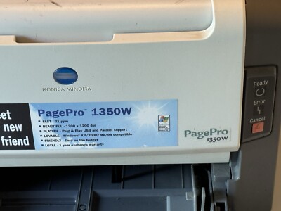 Konica Minolta Page Pro 1350W Compact Laser Printer | eBay