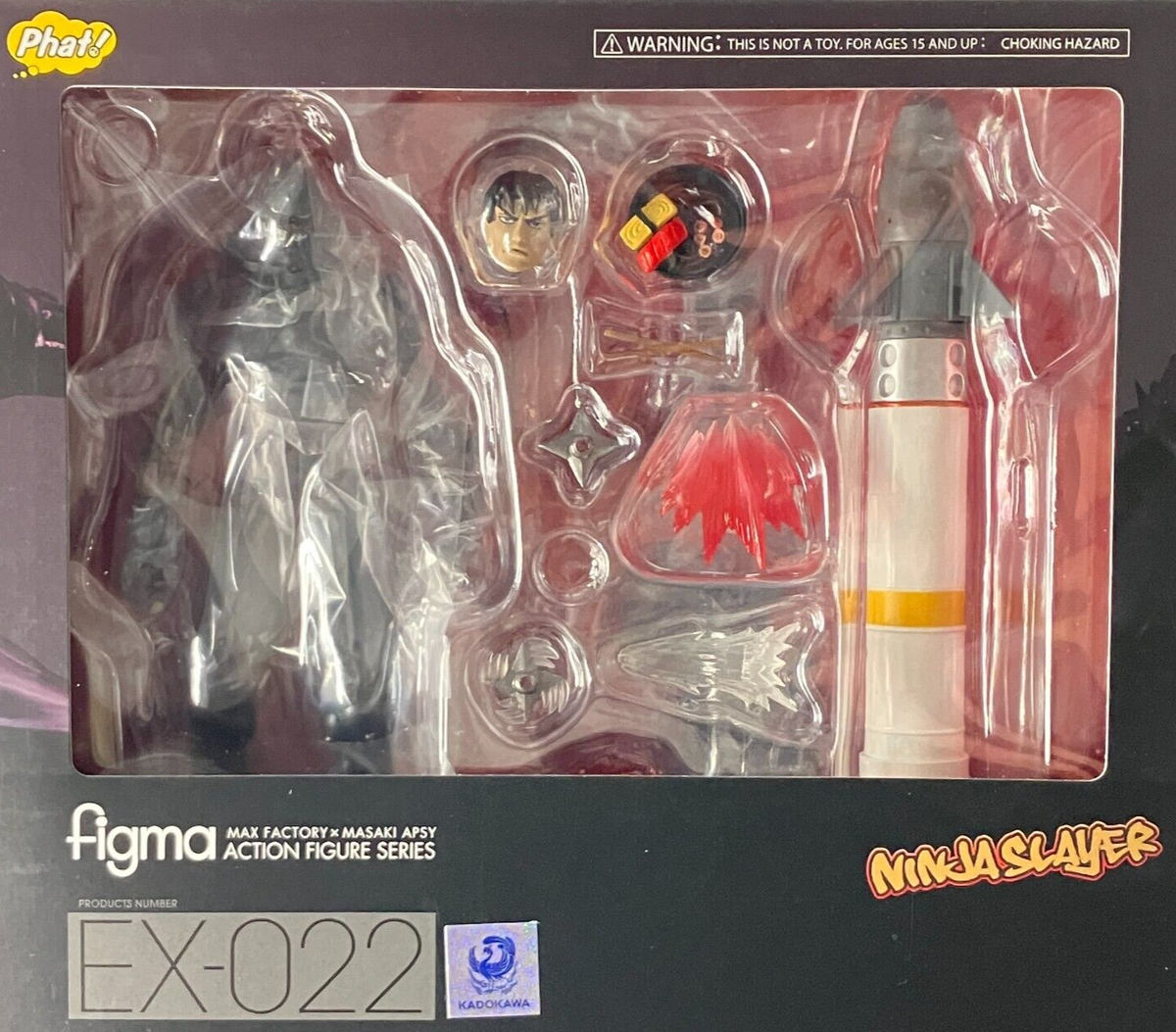 SatzBatz Knight figma EX-022 Anime Ninja Slayer Action SatzBatz Knight figma EX-022 Anime Ninja Slayer Action