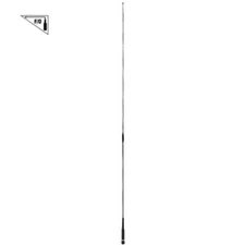 Comet SBB-25 - 2 meter mono band high gain premium mobile antenna w/ foldover