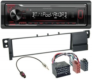 Usb Bluetooth Spotify Control Aux Autoradio 3er Bmw E46 Komplett Einbau Set Ebay