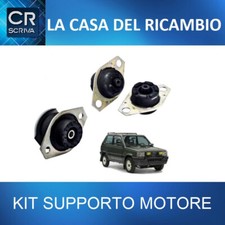 KIT COMPLETO 3 SUPPORTI SOSTEGNI MOTORE E CAMBIO PER FIAT PANDA 141 4X4 Y10