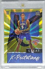 20-21 Donruss Great X-Pectations Yellow Laser #25 Immanuel Quickly #'d 2/25 RC!