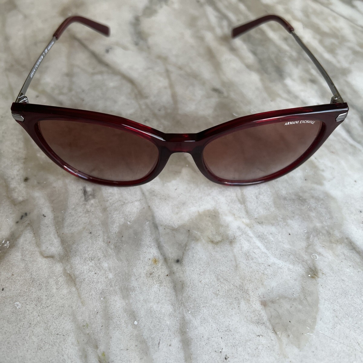ARMANI EXCHANGE AX4107S 829813 Cat Eye Burgundy Pink Grad 55 