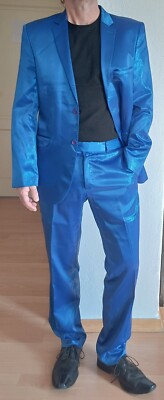 Anzug Herren, Bühnenanzug/ Partyanzug im Look von Harry Styles, SlimFit, Gr. 50