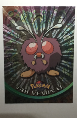 TOPPS POKEMON - #48 VENONAT - 1X (HOLO FOIL) 1999 TV ANIMATION