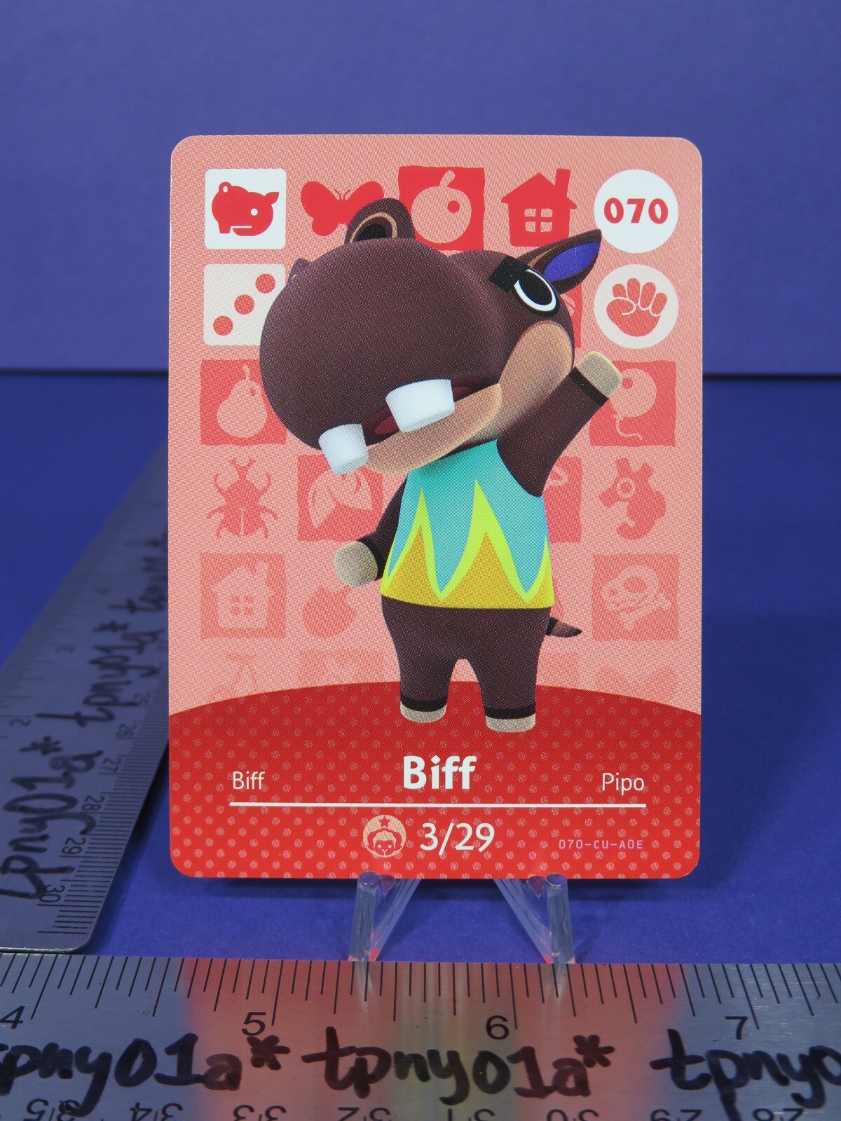 BIFF #070 Authentic US Pack Fresh Animal Crossing Series 1 Amiibo Card eSE