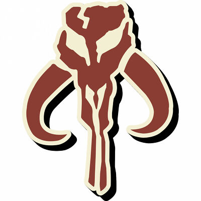 Star Wars Mandalorian Symbol Magnet Red | eBay