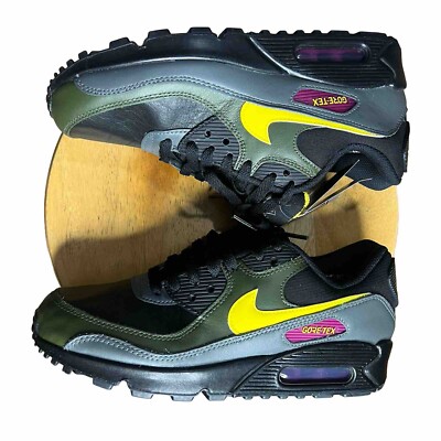 Nike Air Max 90 Gore-Tex Low Tour Yellow Cargo Khaki DJ9779-001 Size 6 NEW