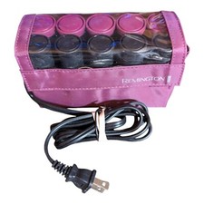 Remington Express Set Travel Pack 10 Heated Rollers W/Case Prom Wedding