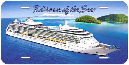 Personalisiertes Royal Caribbean Schiff beliebiger Name Neuheit Auto Nummernschild - Bild 22 von 35