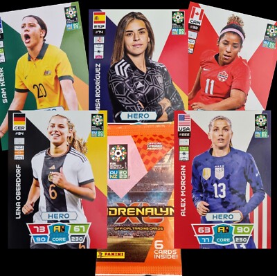 Panini FIFA Women's World Cup AU/NZ 2023 Adrenalyn XL ''HERO'' Cards Frauen WM 23